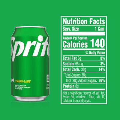 Sprite Soda Lemon Lime - 24-12 Fl. Oz. - Image 4