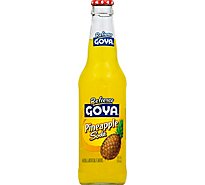 Goya Refresco Soda Pineapple Bottle - 12 Oz