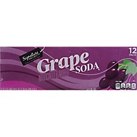 Signature SELECT Soda Grape - 12-12 Fl. Oz. - Image 2