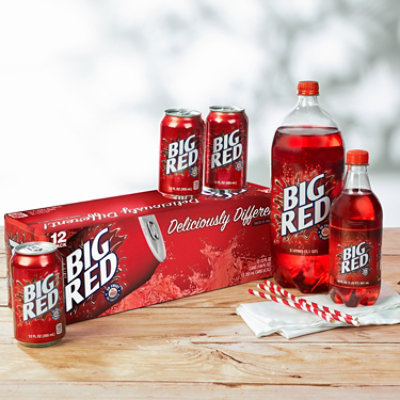 Big Red Soda Bottle - 20 Fl. Oz. - Image 2