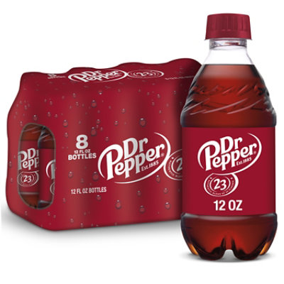 Dr Pepper Soda Bottle - 8-12 Fl. Oz. - Image 1