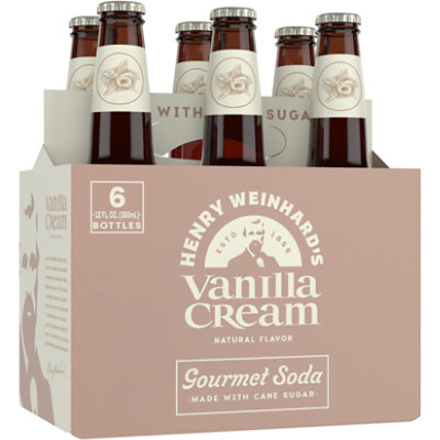 Henry Weinhards Vanilla Cream 0% ABV Bottles - 6-12 Fl. Oz. - Image 1