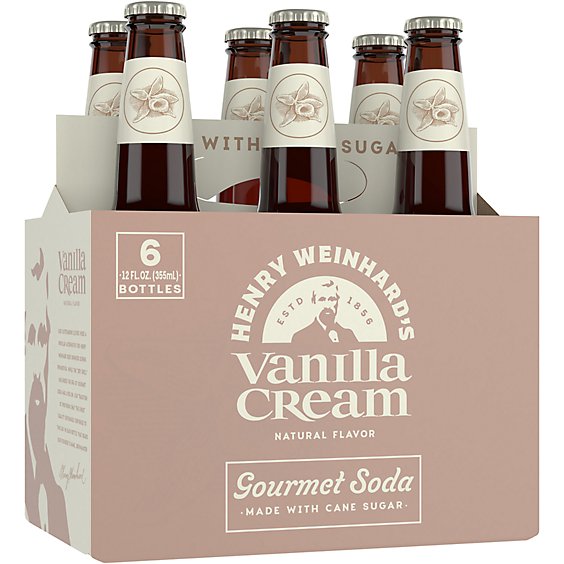 Henry Weinhard's Vanilla Cream 0% ABV Bottles - 6-12 Fl. Oz.