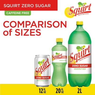 Squirt Zero Sugar Grapefruit Soda Cans Multipack - 12-12 Fl. Oz. - Image 3