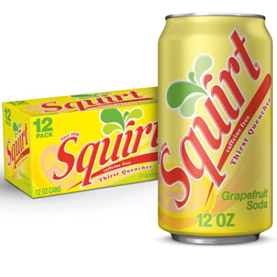 Squirt Grapefruit Soda In Can - 12-12 Fl. Oz.