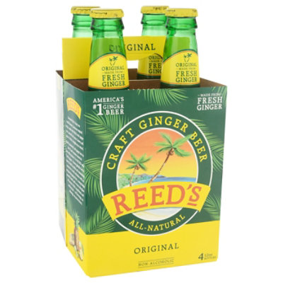  Reeds Soda Ginger Brew - 4-12 Fl. Oz. 