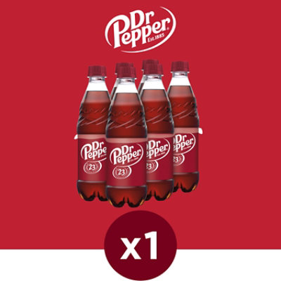 Dr Pepper Soda Bottle - 6-0.5 Liter - Image 3