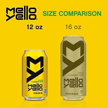 Mello Yello Soda Pop Citrus Flavor - 12-12 Fl. Oz. - Image 3