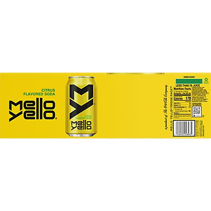 Mello Yello Soda Pop Citrus Flavor - 12-12 Fl. Oz. - Image 6