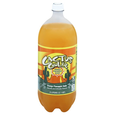 Cactus Cooler Orange Pineapple Soda Bottle - 2 Liter - Pavilions