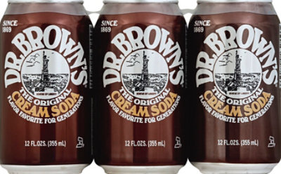 Dr Browns Vanilla Cream Soda - 6-12 Fl. Oz. - Image 2