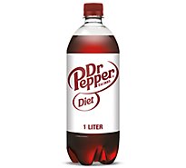 Diet Dr Pepper Soda 1 L bottle
