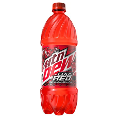 Mtn Dew Soda Code Red 1 Liter Safeway