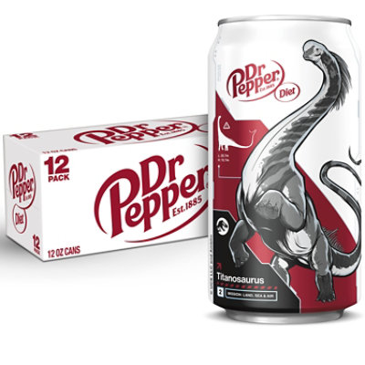 Dr Pepper Diet Soda Fridge Pack - 12-12 Oz - Image 1