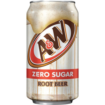 A&W Zero Sugar Root Beer Soda Can - 12-12 Fl. Oz. - Image 5