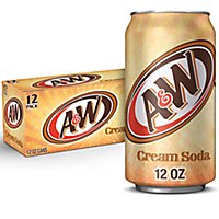 A&W Cream Soda In Can - 12-12 Fl. Oz. - Image 1