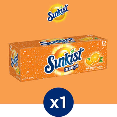 Sunkist Orange Soda In Can - 12-12 Fl. Oz. - Image 3