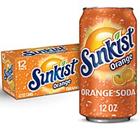 Sunkist Orange Soda In Can - 12-12 Fl. Oz. - Image 1