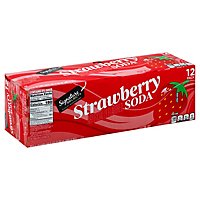 Signature SELECT/Refreshe Soda Strawberry - 12-12 Fl. Oz. - Image 1