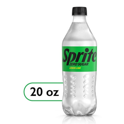 Sprite Zero Sugar Soda Pop Lemon Lime - 20 Fl. Oz.