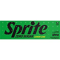 Sprite Zero Sugar Soda Pop Lemon Lime Pack In Cans - 12-12 Fl. Oz. - Image 3