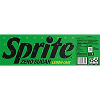 Sprite Zero Sugar Soda Pop Lemon Lime Pack In Cans - 12-12 Fl. Oz. - Image 6