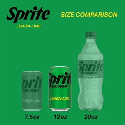 Sprite Zero Sugar Soda Pop Lemon Lime Pack In Cans - 12-12 Fl. Oz. - Image 5