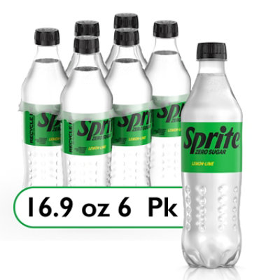 Sprite Zero Sugar Soda Pop Lemon Lime Pack In Bottles - 6-16.9 Fl. Oz. - Image 1