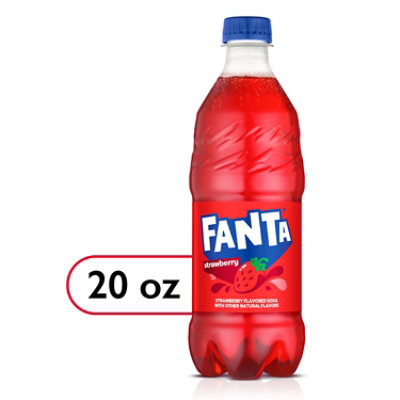 Fanta Soda Strawberry - 20 Fl. Oz. - Image 1