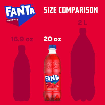 Fanta Soda Strawberry - 20 Fl. Oz. - Image 2