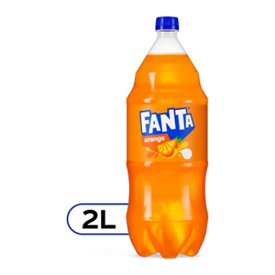 Fanta Soda Pop Orange Flavored - 2 Liter - Image 1