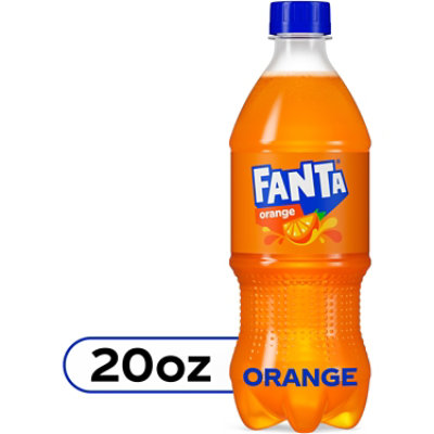 Fanta Soda Pop Orange Flavored - 20 Fl. Oz. - Image 1