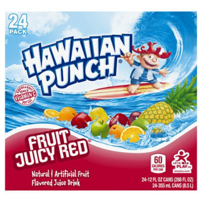 Hawaiian Punch Juice Drink Fruit Juicy Red - 24-12 Fl. Oz. - randalls