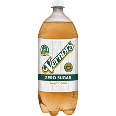 Vernors Zero Sugar Ginger Soda Bottle - 2 Liter - Image 5