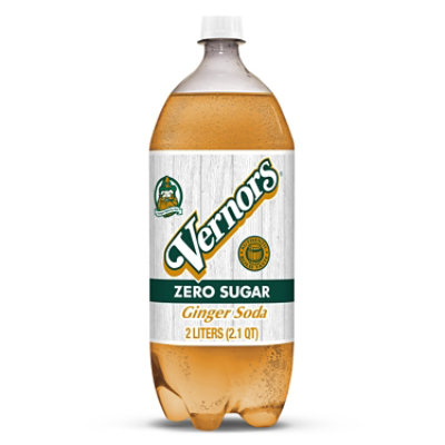 Vernors Diet Soda Ginger Zero Calorie - 2 Liter