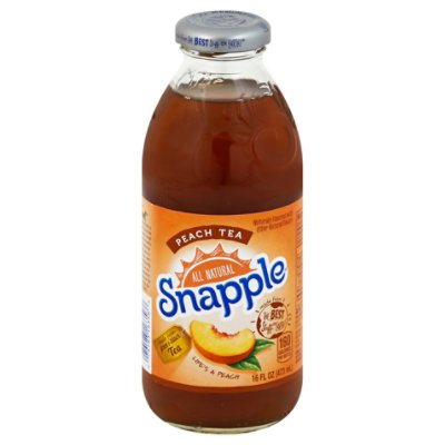 Snapple Peach Tea Bottle - 16 Fl. Oz. - Image 1