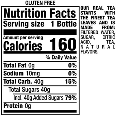 Snapple Peach Tea Bottle - 16 Fl. Oz. - Image 1