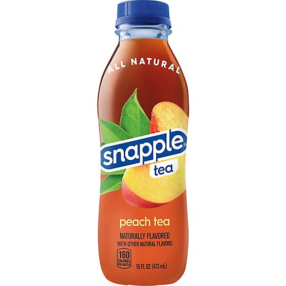 Snapple Peach Tea Recycled Plastic Bottle - 16 Fl. Oz.