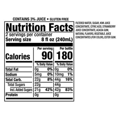 Snapple Kiwi Strawberry Juice Drink In Recycled Plastic Bottle - 16 Fl. Oz. - Image 4