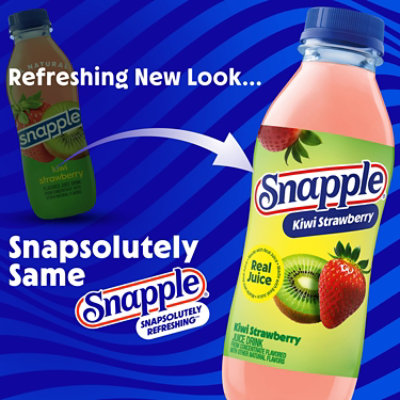 Snapple Kiwi Strawberry Juice Drink In Recycled Plastic Bottle - 16 Fl. Oz. - Image 1