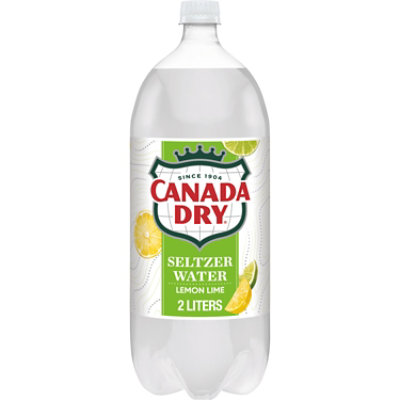Canada Dry Lemon Lime Sparkling Seltzer Water Bottle - 2 Liter - Image 1