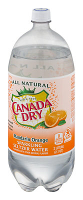 Canada Dry Mandarin Orange Sparkling Seltzer Water Bottle - 2 Liter - Image 5