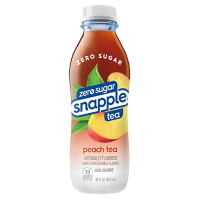 Snapple Peach Tea In Recycled Plastic Bottle - 16 Fl. Oz. - Image 2