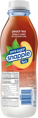 Snapple Peach Tea In Recycled Plastic Bottle - 16 Fl. Oz. - Image 5
