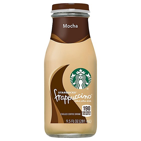 Starbucks frappuccino Coffee Drink Chilled Mocha - 9.5 Fl. Oz.