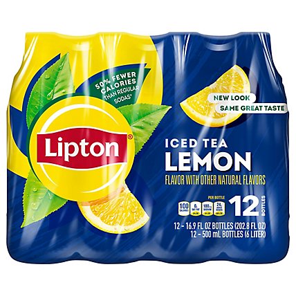 Lipton Iced Tea Lemon - 12-16.9 Fl. Oz. - Image 2