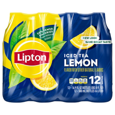 Lipton Iced Green Tea, Citrus Bottle Tea Drink, 16.9 fl oz, 12 Bottles