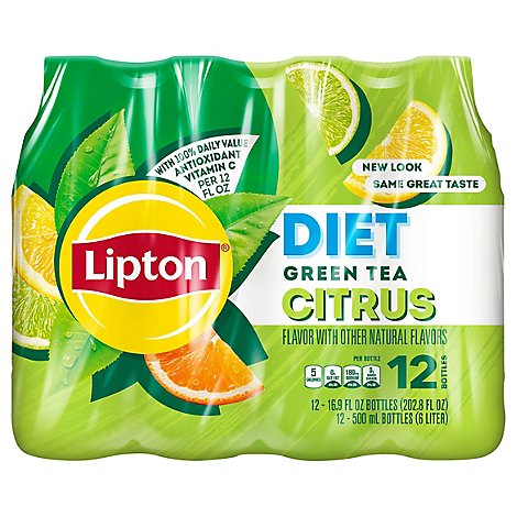 Lipton Green Tea Diet Citrus - 12-16.9 Fl. Oz.