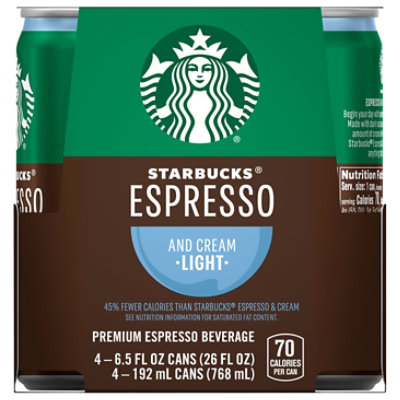 Starbucks Espresso Beverage Double Shot & Cream Light - 4-6.5 Fl. Oz. - Image 3