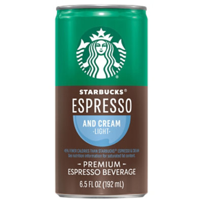 Starbucks Doubleshot Espresso Beverage Espresso & Cream Light - 6.5 Fl. Oz. - Image 3